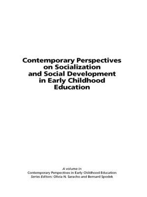 cover image of Contemporary Perspectives on Socialization and Social Development in Early Childhood Education